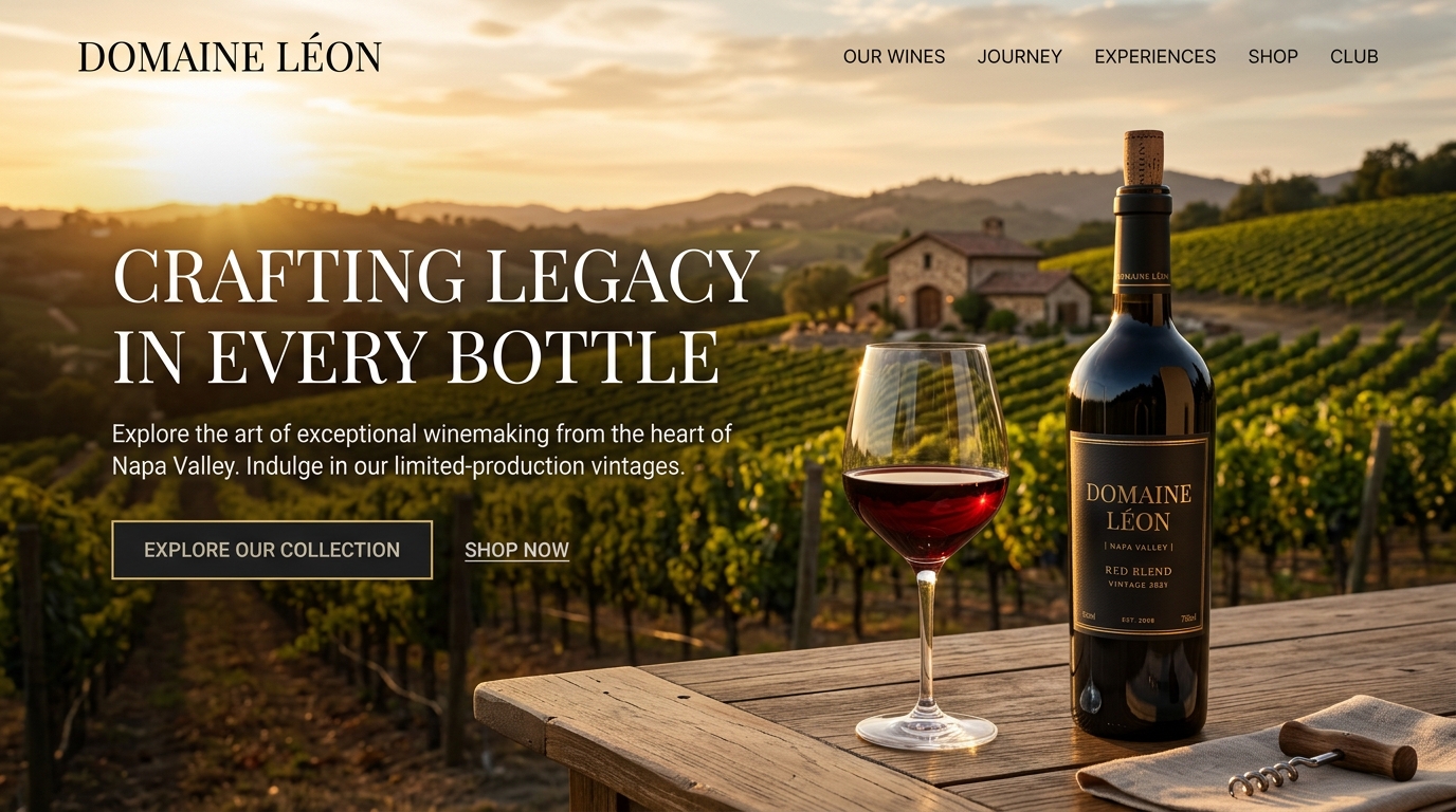 Domaine Léon - Winery Web